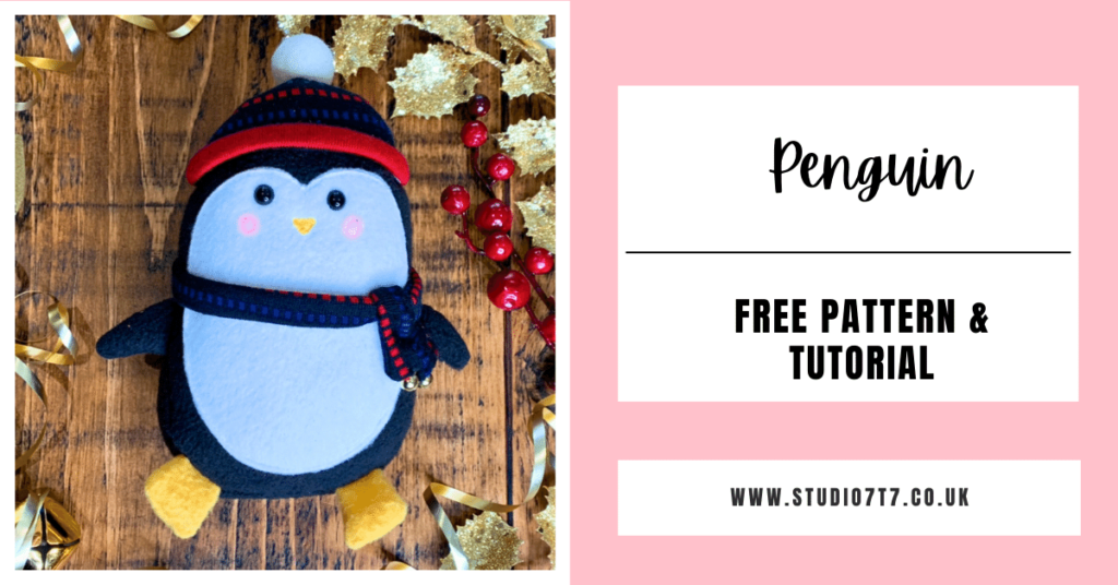 penguin free pattern and tutorial featured image