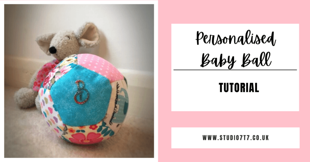 personalised baby ball - tutorial featured image