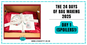 Day 1 reveal of the 24 days of bag making 2025