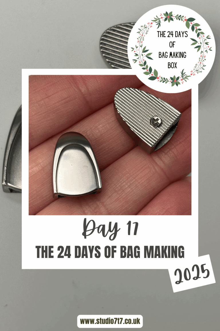 day 17 of the 24 days of bag making 2025